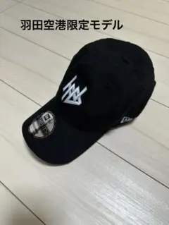 レア【ニューエラ×羽田空港】初期 限定コラボ オリジナルロゴ キャップ 黒×白 NEW ERA - レア【ニューエラ×羽田空港】初期 限定コラボ