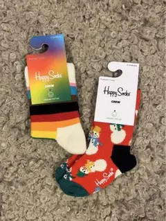 【新品未使用】happy socks キッズ　ベビー　靴下　ハッピーソックス