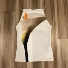 ZARA フラワープリント キャミソール Mサイズ