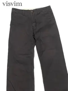 【極美品】VISVIM(ビズビム) SLIMCHINO スリムチノ ブラック 極美品】VISVIM(ビズビム) SLIMCHINO スリムチノ ブラック