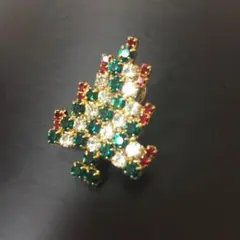 クリスマスツリー ブローチ