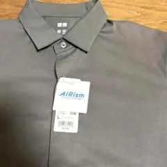 新品AIRism ポロシャツ　フルオープンL