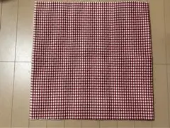 ハンドメイド　赤と白のギンガムチェック　キルティング生地　約106cm✖️50cm