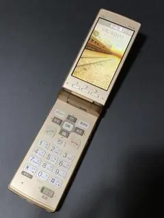 au かんたんケータイ4G KYF32ゴールド