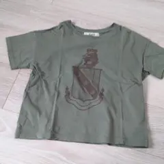 elfinFolk オリーブグリーン Tシャツ 120