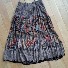 ヴィンテージ柄スカート ロニースコッツ購入 古着 花柄