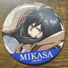 進撃の​巨人　​カンバッジ(ブラインド) ミカサ
