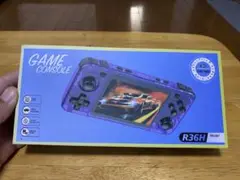 【新品未使用】R36H ハンド ヘルドゲーム機 クリアブラック【定番エミュ機】