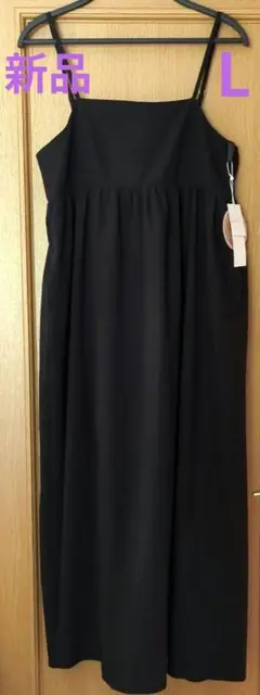 新品タグ付きtal.by yumi.しまむらコラボワンピースロングワンピースL黒