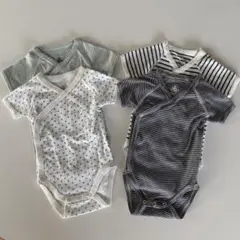 PETIT BATEAU ベビー肌着 4枚セット 3m/60cm