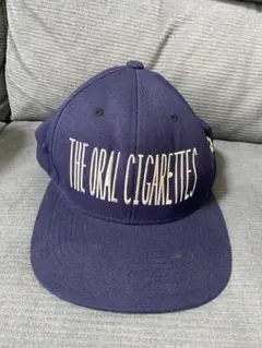 オーラル キャップ グレー&ネイビー　　THE ORAL CIGARETTES オーラル キャップ グレー&ネイビー THE ORAL CIGARETTES