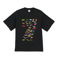 ハイクオリティTシャツカラフルルアーアート