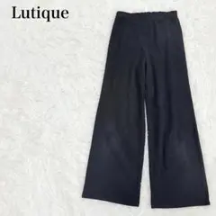 Lutique ルティーク ワイドパンツ　M　コーデュロイ　ウエストゴム