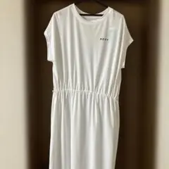 ROXY(ロキシー)ホワイト ノースリーブワンピース
