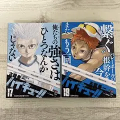 ハイキュー‼︎ ジャンプリミックス版 17.18巻　初版　極美品