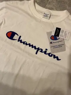 新品　古着　Champion ロゴ Tシャツ ホワイトL白　メンズ　レディース