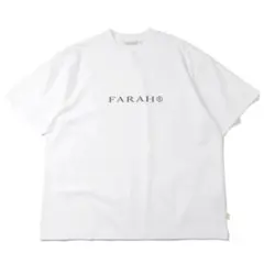 FARAH　Printed LOGO T-Shirt 白