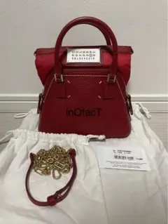 希少 レッド☆新品未使用品 Maison Margiela 5ACマイクロバッグ