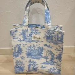 Harrods 風景柄 ハンドバッグ