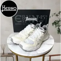 半額‼️8/24まで!新品メンズHERNO 44 ラミナー スカルパ スニーカー