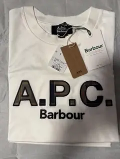 A.P.C. Barbour ホワイト Tシャツ【新品未使用タグ付き】