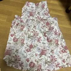 Nigel French フラワープリント エプロン