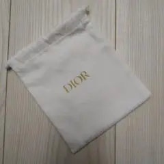 Dior ホワイト ポーチ ゴールドロゴ