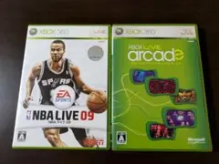 NBA LIVE 09 xbox LIVEアーケードオムニバス　SET