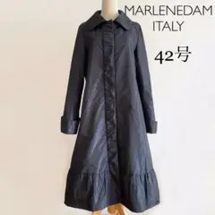 MARLENEDAMマーレンダム シルク混 中綿ロングコート 美シルエット