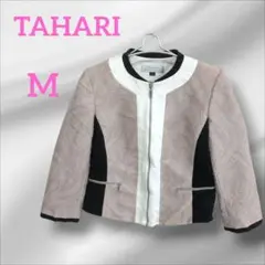 1点のみ❣️TAHARI テクスチャー ジャケット 6号