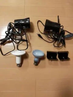 クリップスタンドとヒートランプ