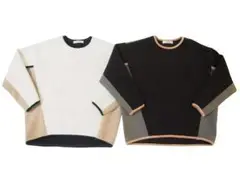 HIAND ハイアンド 配色パイピングトップス