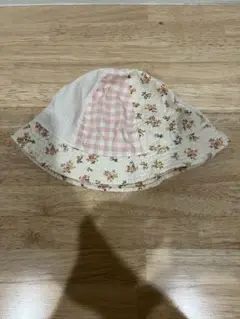 花柄　帽子 50cm ピンク