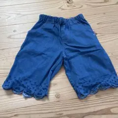 trois lapins デニムハーフパンツ 140