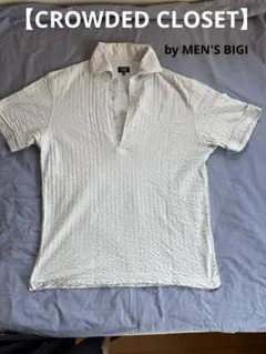 【CROWDED CLOSET/テクスチャーポロシャツ/MEN'S BIGI】