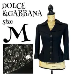 【裏地・花柄】【M】DOLCE&GABBANA ジャケット レディース
