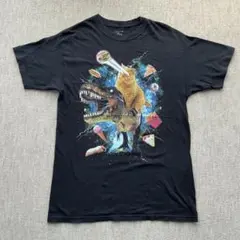 Wainut & 39V 恐竜と猫 Tシャツ M