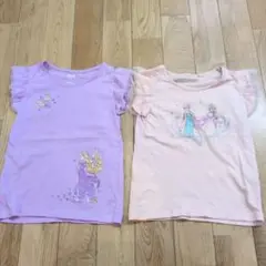 ユニクロ　Tシャツ　キッズ　プリンセス　ラプンツェル　アナ雪