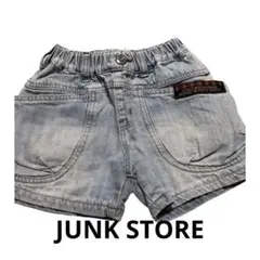 JUNK STORE デニムショートパンツ　130㎝