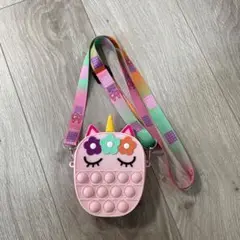 プッシュポップのbag ユニコーンピンク