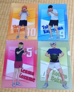 ハイキュー　クリアファイル4種類セット