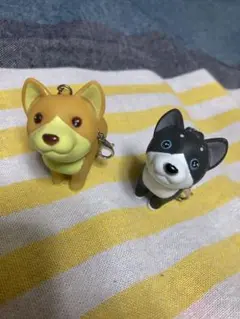 ワンちゃんのキーチャーム 2個セット