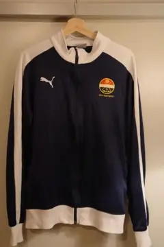 PUMA ジップアップジャケット XL ネイビー/ホワイト