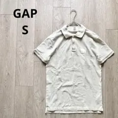ギャップ GAP ポロシャツ ベージュ S カジュアル