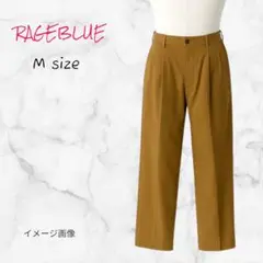 RAGEBLUE スラックス ブラウン ポリエステル M 送料無料 古着