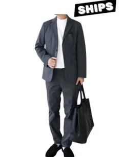 【美品】SHIPS any 〈ストレッチ・撥水等〉多機能 セットアップ XL