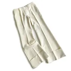 【美品】 ステラマッカートニー　フレア　ワイドパンツ　スラックス　ウール　伸縮性