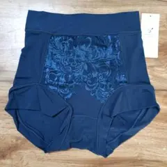 ☆新品☆　BRADELIS　綿混フィットレースショーツ　アンティークブルーL