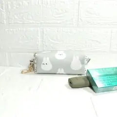 BOX型の小物入れ☆iQOSポーチ☆電子タバコ☆ラビットドット