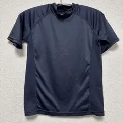ゼット　ネイビー 半袖 アンダーシャツ ポリエステル　140 背中メッシュ　夏